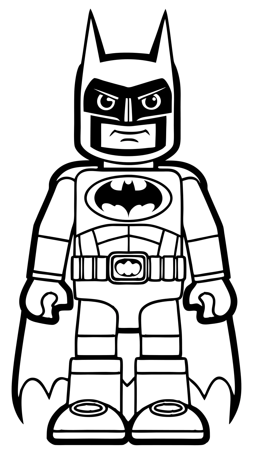 coloring pages batman lego